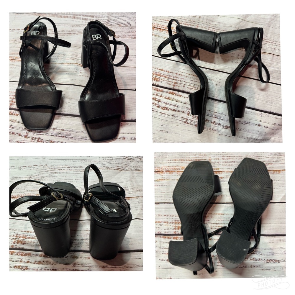 BP Black Wedge‎ Sandals